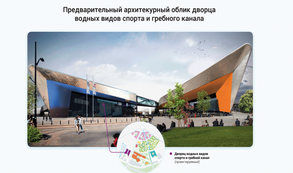 Предварительный проект Дворца водных видов спорта в Екатеринбурге — pr-flat.ru