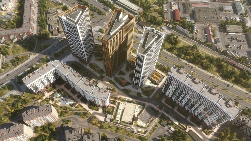 Жилой комплекс «Татлин» будет состоять из трех небоскребов — pr-flat.ru