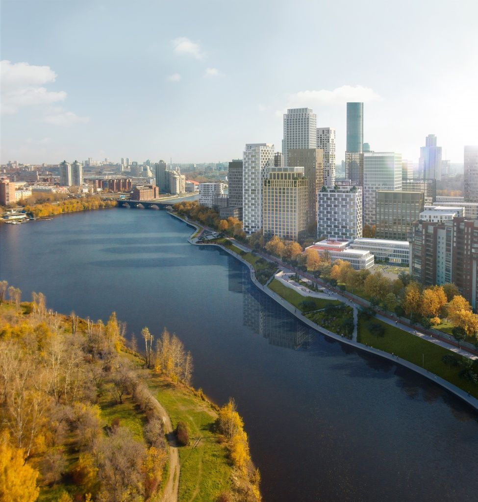 Брусника показала проект застройки территории у Макаровского моста в Екатеринбурге — pr-flat.ru