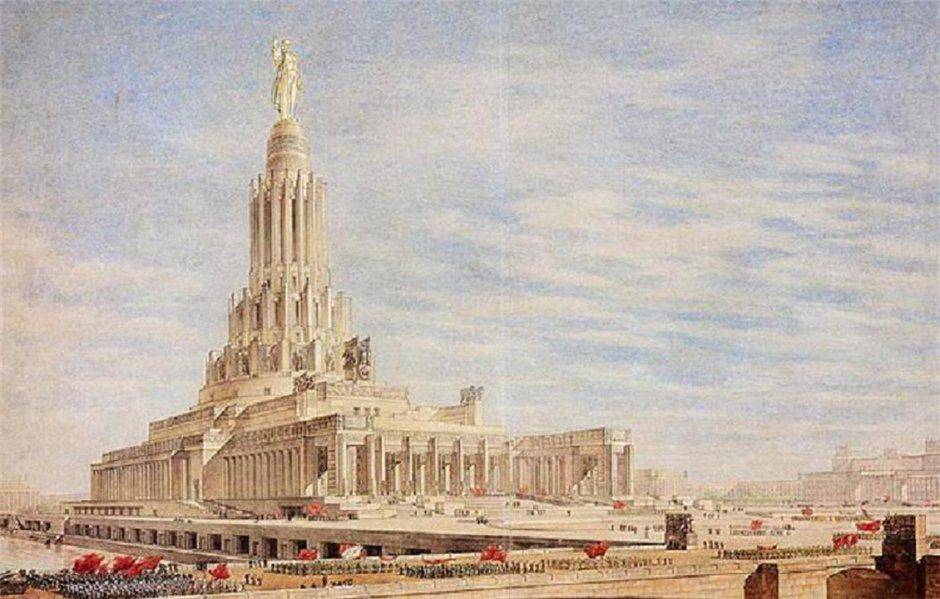 Незавершенные мегапроекты: Дворец Советов, Москва — PR-FLAT.RU