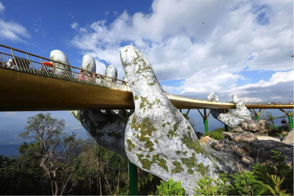 Золотой мост CauVang, Вьетнам — PR-FLAT.RU