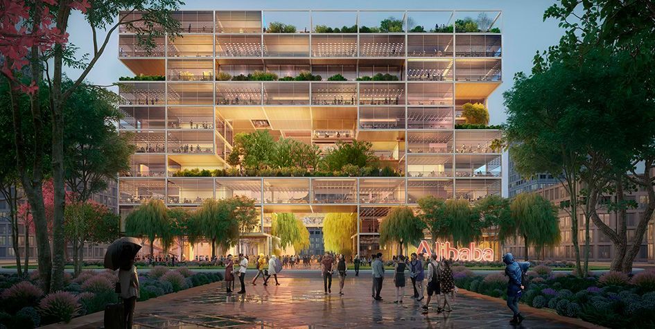 Alibaba построит в Шанхае штаб-квартиру по проекту бюро Foster + Partners — pr-flat.ru