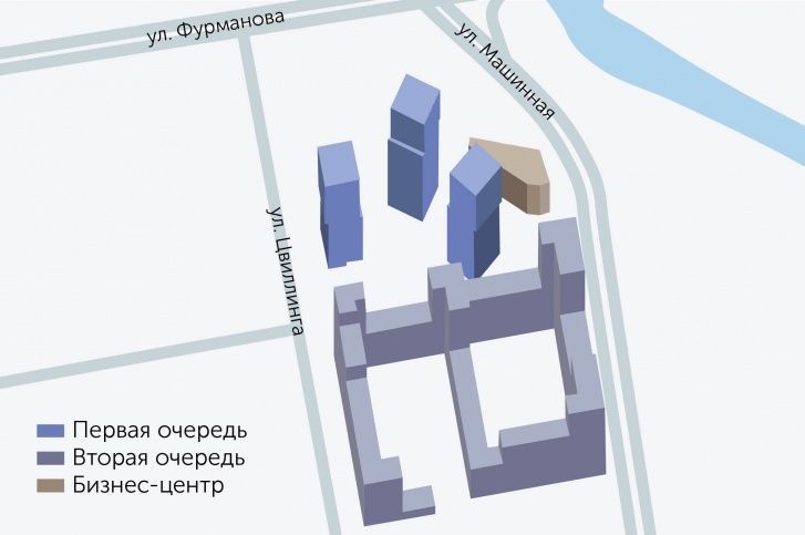 Новое офисное здание рядом с первой очередью ЖК «Парковый квартал» от застройщика PRINZIP — pr-flat.ru