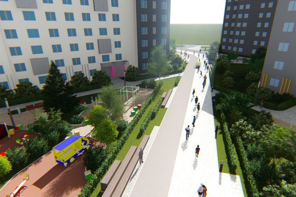 Цветной бульвар появится в Пионерском микрорайоне от улицы Данилы Зверева до Советской — pr-flat.ru