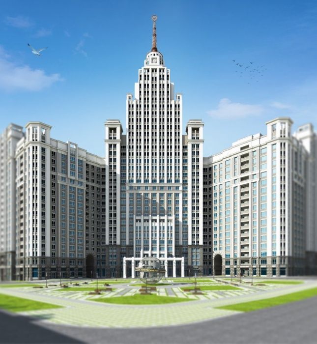 Главный вход ЖК «Квартал Федерация» — pr-flat.ru