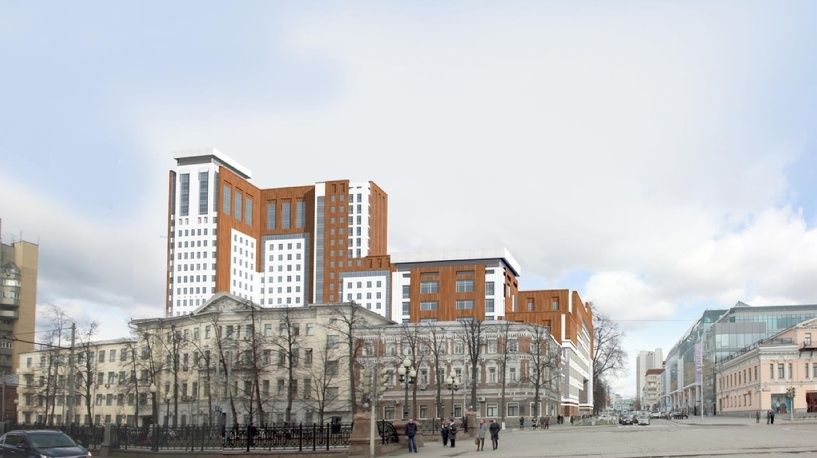 Штаб квартира ФСБ в Екатеринбурге: смотрим рендеры и проект нового здания в центре города на Ленина-Вайнера — PR-FLAT.RU